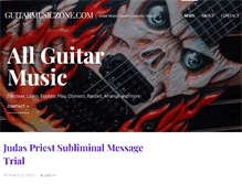 Tablet Screenshot of guitarmusiczone.com